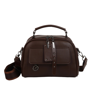 Rankinė, miesto paprastumas, PU oda, horizontalaus kvadrato formos, užtrauktukas, telefono kišenė