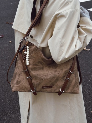 PU medžiagos moterų Tote rankinė, didelė talpa, miesto paprastas stilius, horizontali kvadrato forma, užsegimas užtrauktuku, poliesterio pamušalas, vidinė kišenė patch