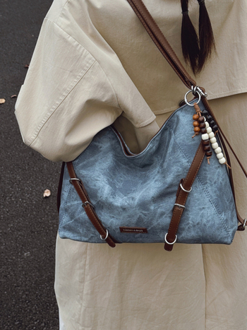 PU medžiagos moterų Tote rankinė, didelė talpa, miesto paprastas stilius, horizontali kvadrato forma, užsegimas užtrauktuku, poliesterio pamušalas, vidinė kišenė patch