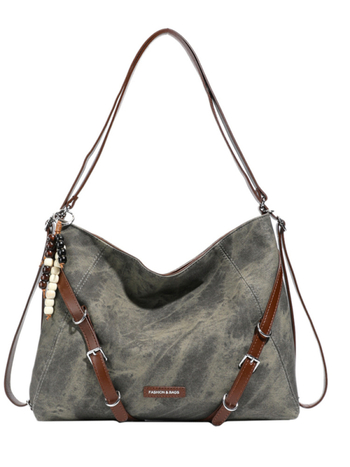 PU medžiagos moterų Tote rankinė, didelė talpa, miesto paprastas stilius, horizontali kvadrato forma, užsegimas užtrauktuku, poliesterio pamušalas, vidinė kišenė patch