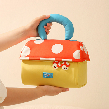 Kosmetinė dėžutė, kubo formos, iš Oxford audinio, modelis MGHZB, daugiafunkcinė, tinkama kelionėms