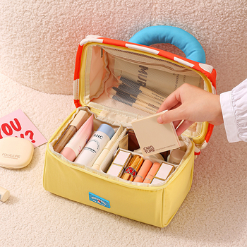 Kosmetinė dėžutė, kubo formos, iš Oxford audinio, modelis MGHZB, daugiafunkcinė, tinkama kelionėms