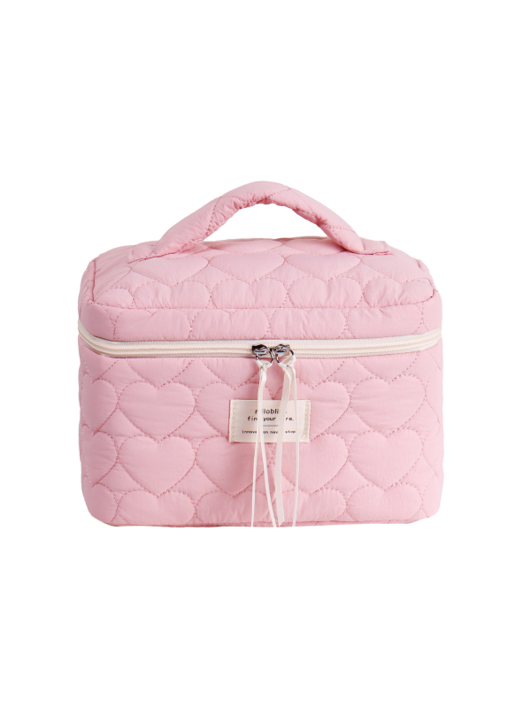 Kosmetinė rankinė su gėlėtu raštu, poliesteris, vidinė poliesterio apdaila, užtrauktukas, unisex saugojimas