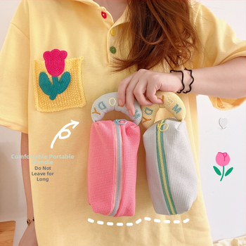 Audinio laikymo krepšys su didele talpa, miesto minimalistinis stilius, raidžių raštas