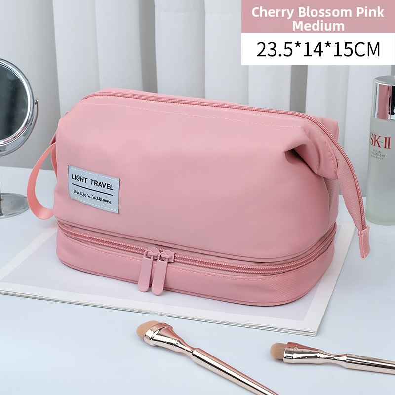 Kelioninė kosmetinė dėžutė su drėgna/sausa atskyrimu, unisex, ultralekva, aukštos tankio nailonas, atspari vandeniui ir kvėpuojanti