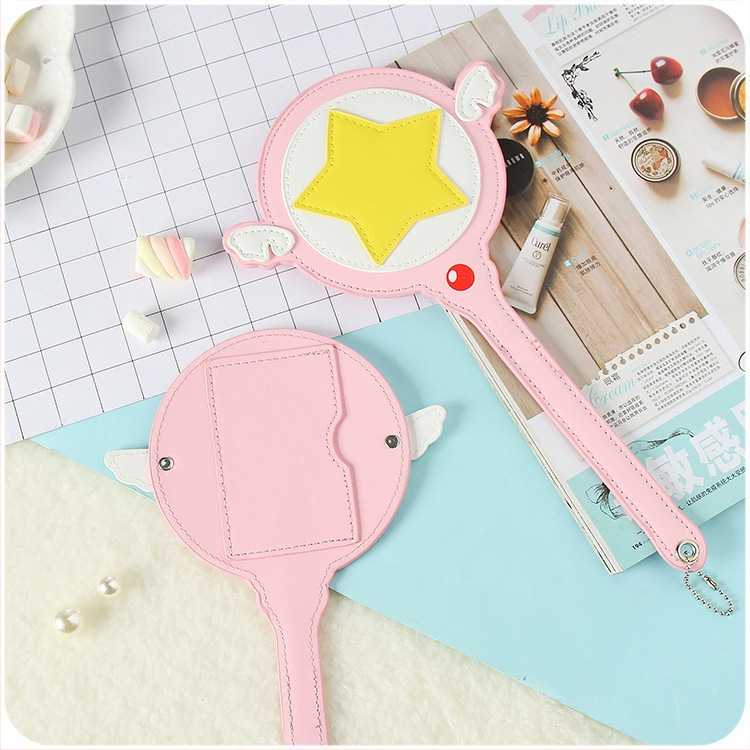 Jumping Deer PU kožený obal na karty, dvojité skladanie, moderný minimalistický štýl
