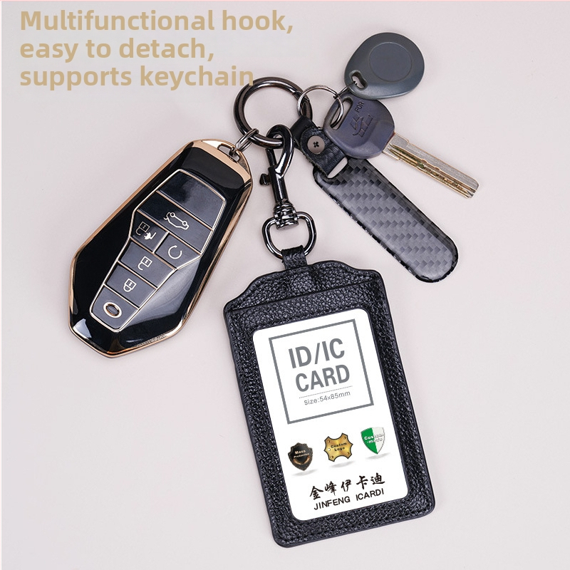 Θήκη Καρτών από Γνήσιο Δέρμα – Μοντέρνο Μίνιμαλ Στυλ, Ανάγλυφη Υφή, Με Λουράκι