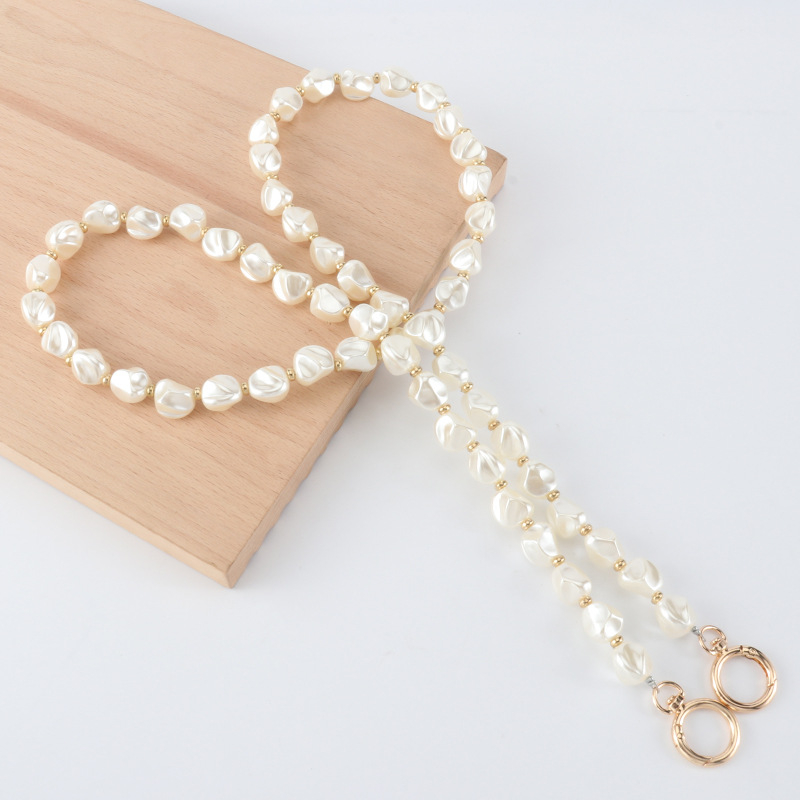 Maišo dirželis su perlų grandine - rankų darbas Plastic Feng SL204, plastikas + derva, kvėpuojanti, sumažina apkrovą, nauja nacionalinė tendencija