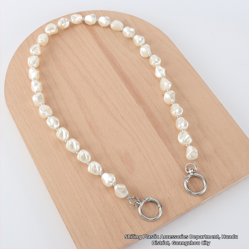 Maišo dirželis su perlų grandine - rankų darbas Plastic Feng SL204, plastikas + derva, kvėpuojanti, sumažina apkrovą, nauja nacionalinė tendencija