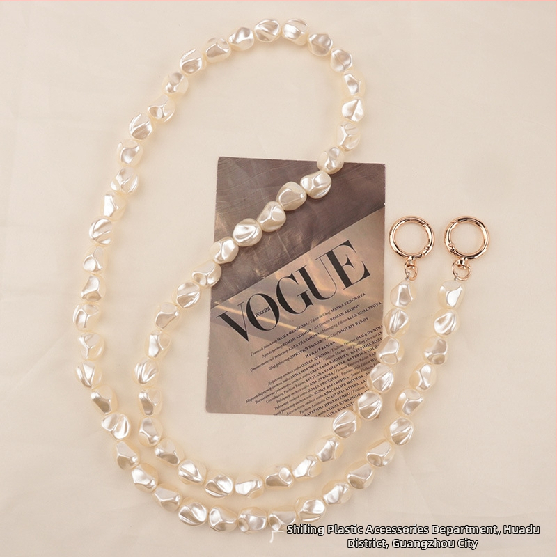 Maišo dirželis su perlų grandine - rankų darbas Plastic Feng SL204, plastikas + derva, kvėpuojanti, sumažina apkrovą, nauja nacionalinė tendencija