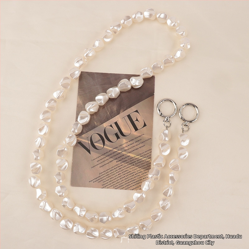 Maišo dirželis su perlų grandine - rankų darbas Plastic Feng SL204, plastikas + derva, kvėpuojanti, sumažina apkrovą, nauja nacionalinė tendencija