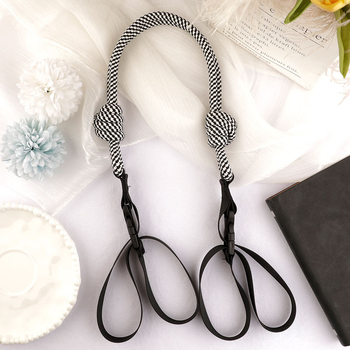 Lanyard pečių juosta crossbody pirkinių krepšiams - platus, universalus, siuvinėjimo dizainas, poliesteris Dylan