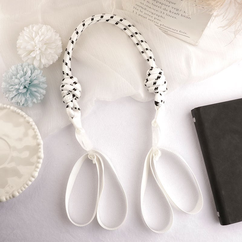 Lanyard pečių juosta crossbody pirkinių krepšiams - platus, universalus, siuvinėjimo dizainas, poliesteris Dylan