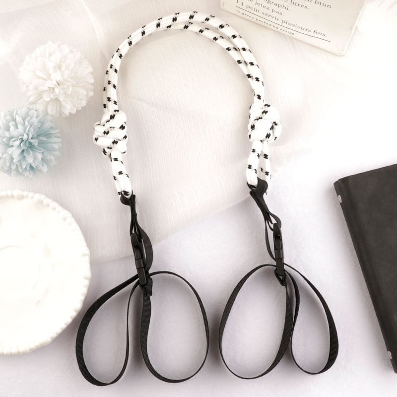 Lanyard pečių juosta crossbody pirkinių krepšiams - platus, universalus, siuvinėjimo dizainas, poliesteris Dylan