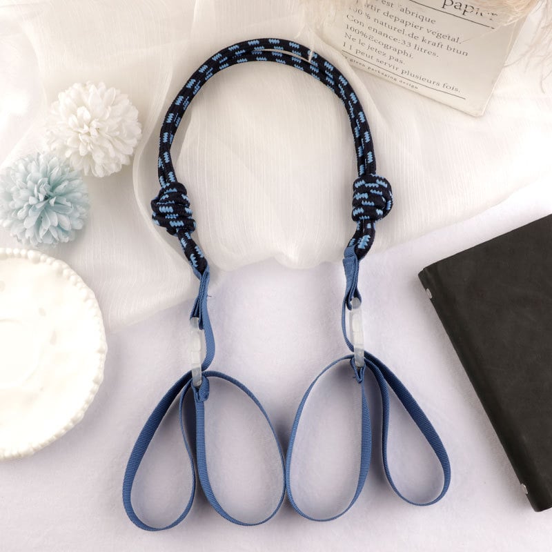 Lanyard pečių juosta crossbody pirkinių krepšiams - platus, universalus, siuvinėjimo dizainas, poliesteris Dylan