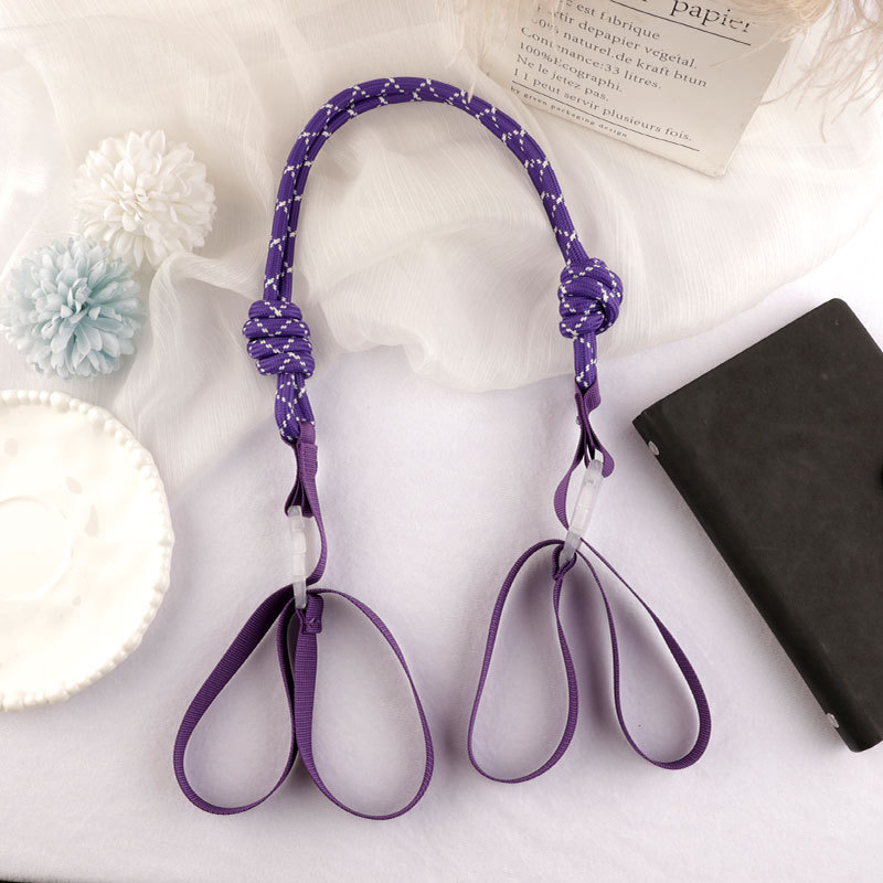 Lanyard pečių juosta crossbody pirkinių krepšiams - platus, universalus, siuvinėjimo dizainas, poliesteris Dylan