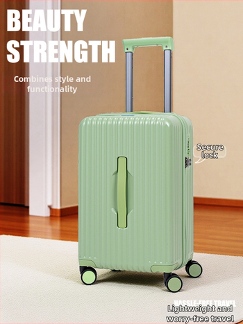 Kergem käsipagasi kohver, unisex, polükarbonaat, TSA kombineeritud lukustus, universaalsed rattad, 3 kg