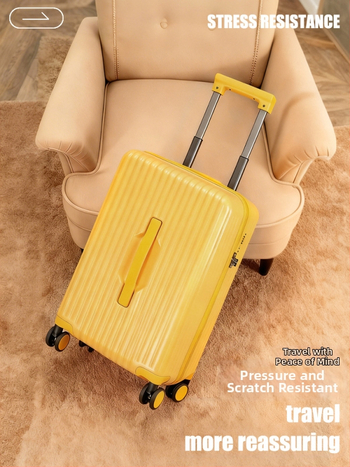 Kergem käsipagasi kohver, unisex, polükarbonaat, TSA kombineeritud lukustus, universaalsed rattad, 3 kg