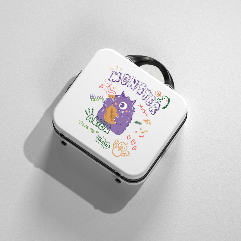 ABS anyagú koffert ultrakönnyű, vízálló, antibakteriális és lopás elleni védelemmel rekreációs utazásokhoz