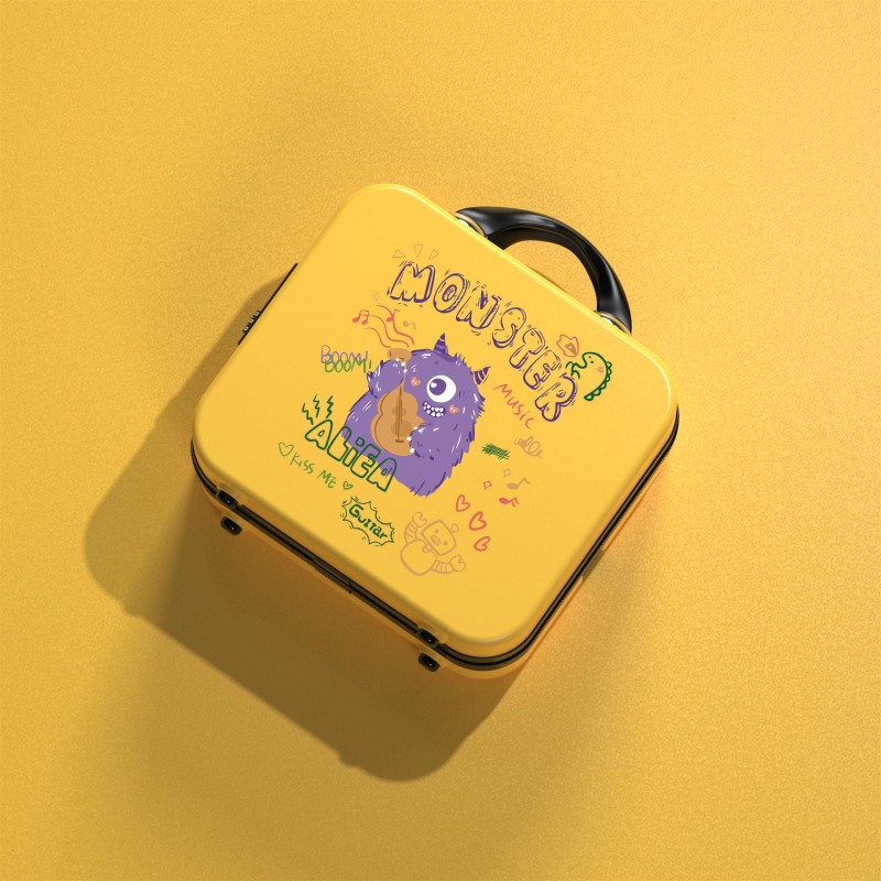 ABS anyagú koffert ultrakönnyű, vízálló, antibakteriális és lopás elleni védelemmel rekreációs utazásokhoz