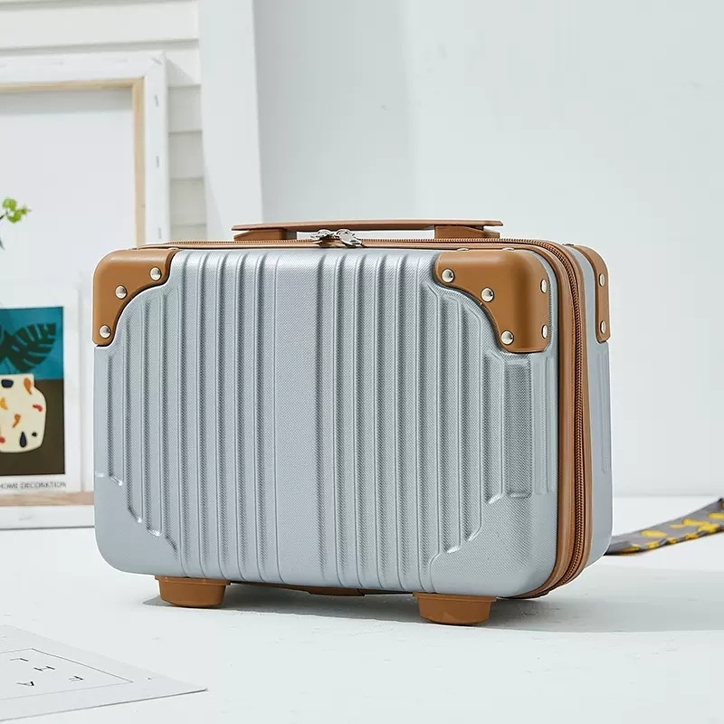 Ρετρό φορητό καλλυντικό τσαντάκι, ABS, αδιάβροχο, εξαιρετικά ελαφρύ, κατά του κλοπής, για χειραποσκευή