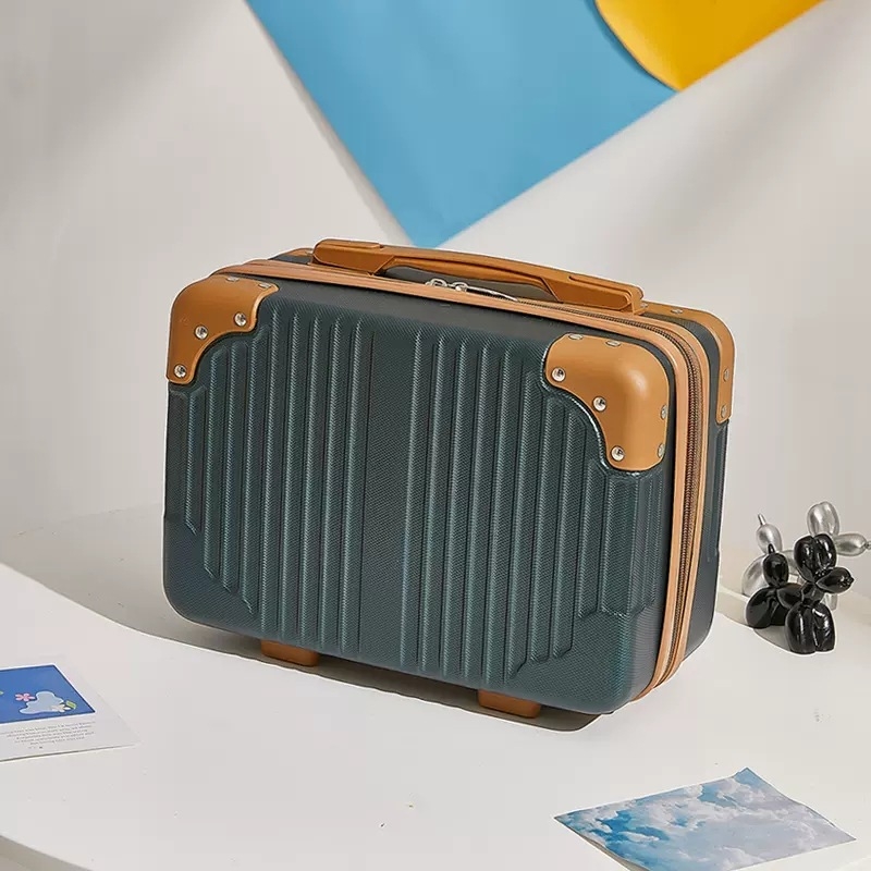 Ρετρό φορητό καλλυντικό τσαντάκι, ABS, αδιάβροχο, εξαιρετικά ελαφρύ, κατά του κλοπής, για χειραποσκευή