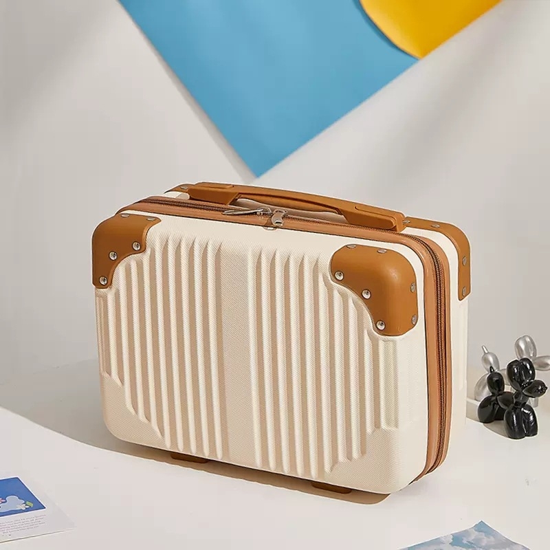 Ρετρό φορητό καλλυντικό τσαντάκι, ABS, αδιάβροχο, εξαιρετικά ελαφρύ, κατά του κλοπής, για χειραποσκευή