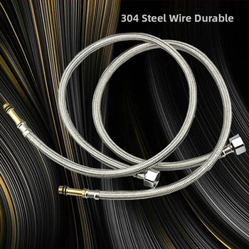 304 roostevabast terasest kootud veevõtutor kraanikausile – keermestatud ühendus, 0.8 MPa, 5–80°C