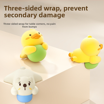 Kokkupõrke nurga kaitse laste laua ja voodi nurkade jaoks - pehme PVC ja akrüülliim, 200 tk pakis.