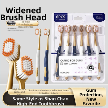 Fogkefe, lágy sörtéjű, modell R7713, manuális, 100 darabos doboz