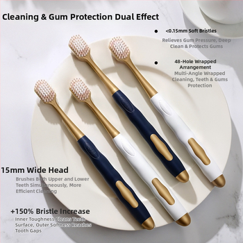 Fogkefe, lágy sörtéjű, modell R7713, manuális, 100 darabos doboz