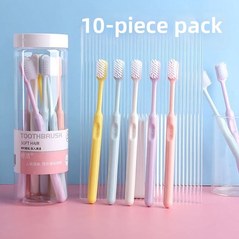 Rokas zobu birste – mīksti sari, augsta blīvuma šķiedras, bez izkrišanas, universāla lietošana