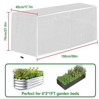 Ristkülikukujuline taimekahjurite kaitsekate plastikust, korrosioonikindel, paksendatud ja vastupidav
