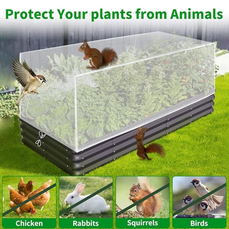 Ristkülikukujuline taimekahjurite kaitsekate plastikust, korrosioonikindel, paksendatud ja vastupidav