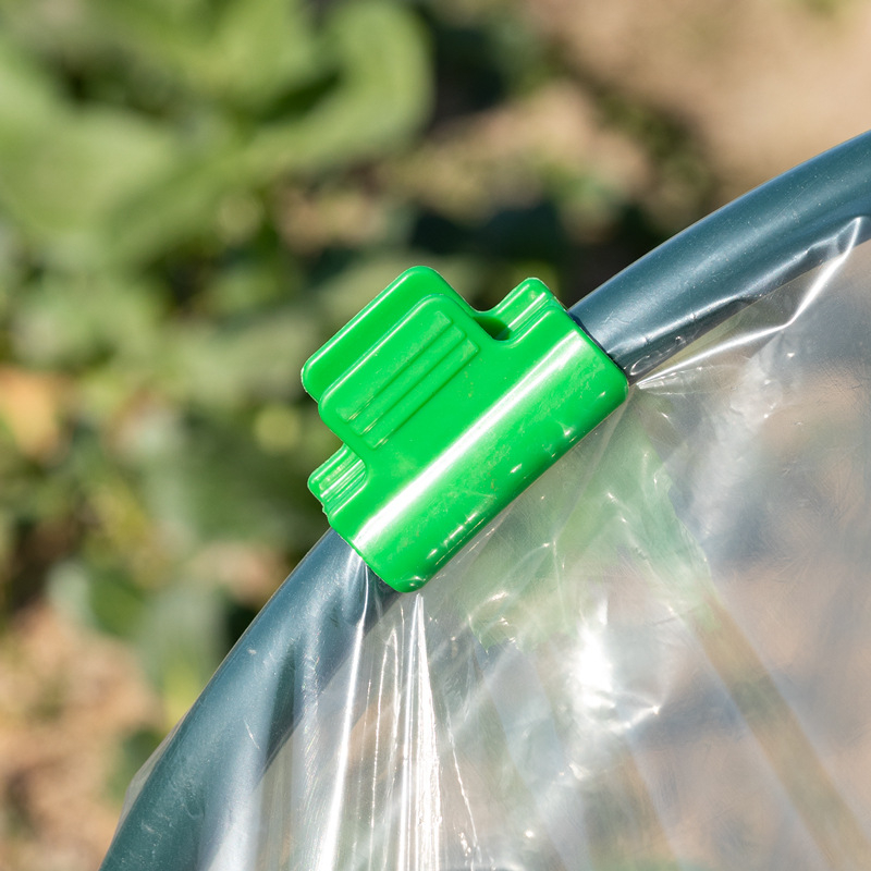 Пластмасови скоби за филм на оранжерия за аркови тунели и оранжерии — ветроустойчиви, изолационни