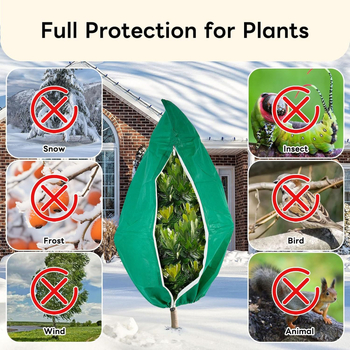 Покрив за защита на растения и плодни дървета от студ; полипропилен с анти-UV добавка; защита от мраз