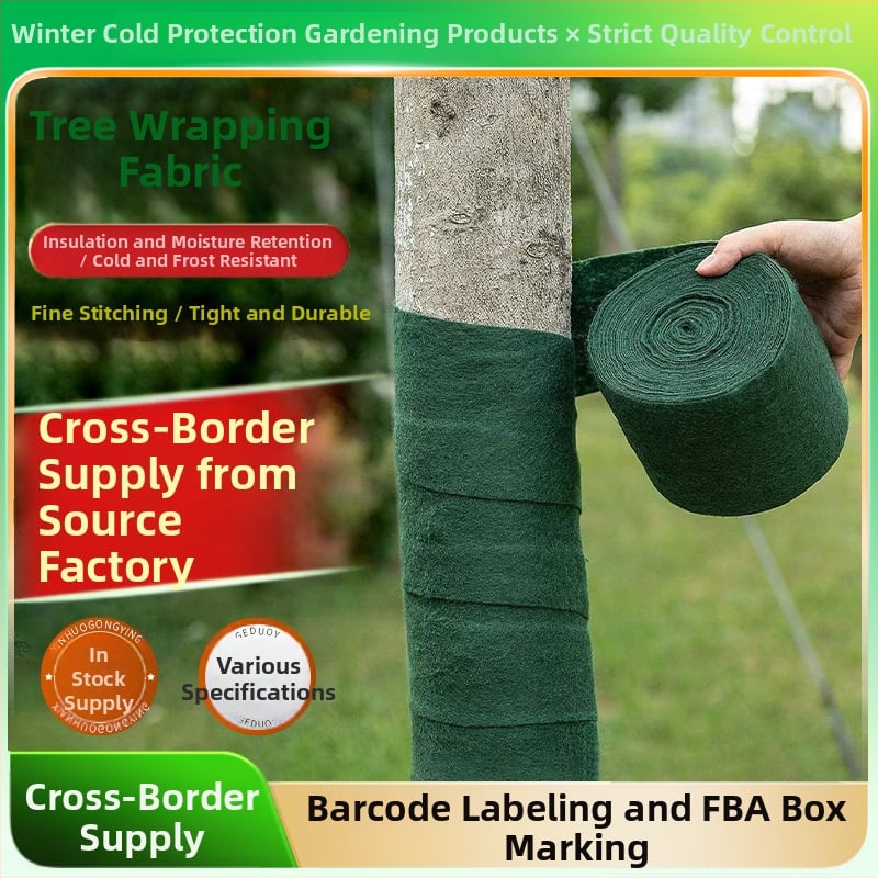 Medžių įvyniojimo audinys – poliesterio izoliacija ir drėkinimas šalčio apsaugai kraštovaizdžio kūrimui