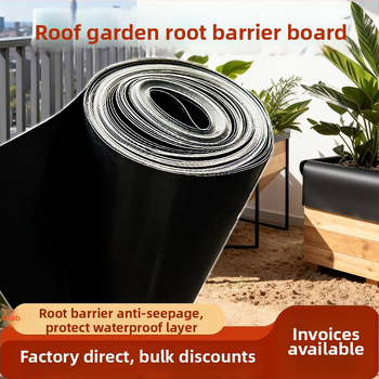 Šaknų blokavimo plokštė stogo sodams, plastmasinė, užkerta šaknų įsiskverbimą