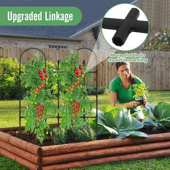 Kopimo augalų tinklas — modulinė konstrukcija, metalas + plastikas, tinkamas rožėms ir vijoms