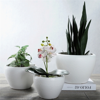 Керамичен цветарник, подов модел, корозионно устойчив, за домашно градинарство
