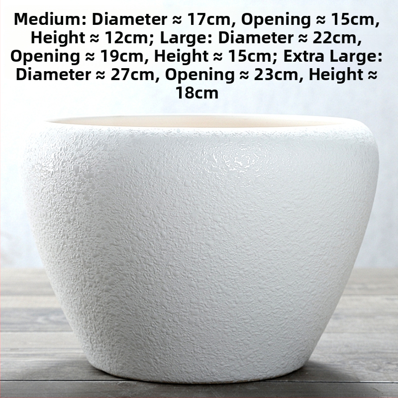 Keraminis gėlių vazonas, stovintis ant grindų, korozijai atsparus, namų sodo naudojimui