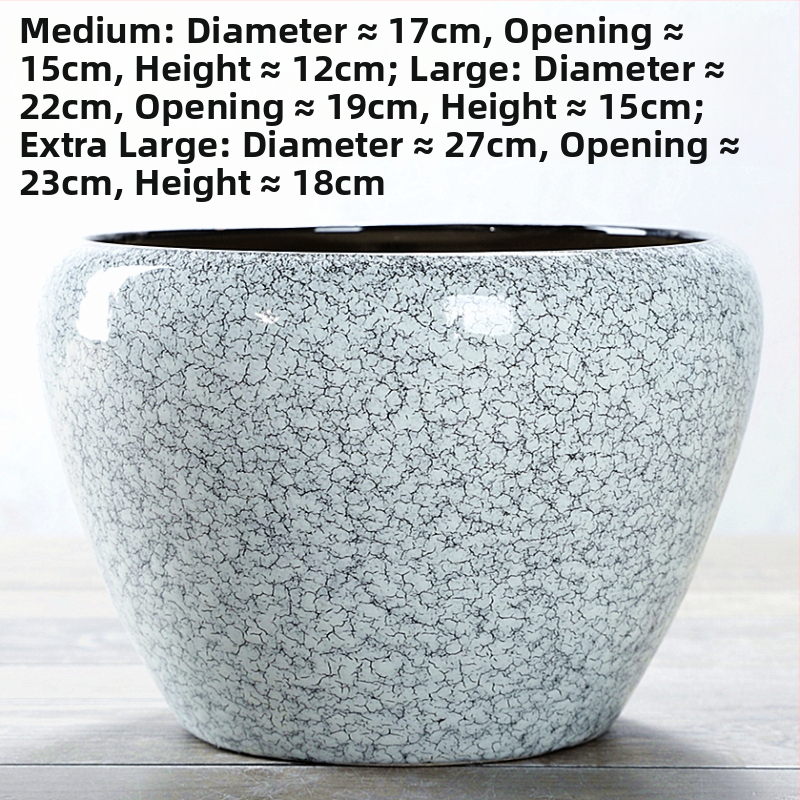 Keraminis gėlių vazonas, stovintis ant grindų, korozijai atsparus, namų sodo naudojimui