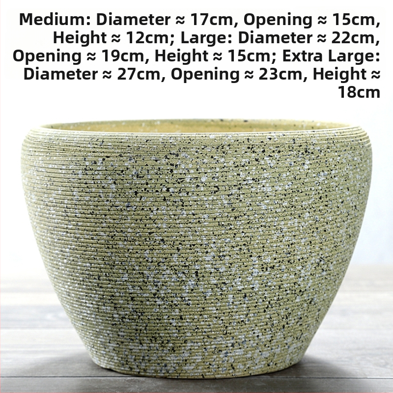 Keraminis gėlių vazonas, stovintis ant grindų, korozijai atsparus, namų sodo naudojimui