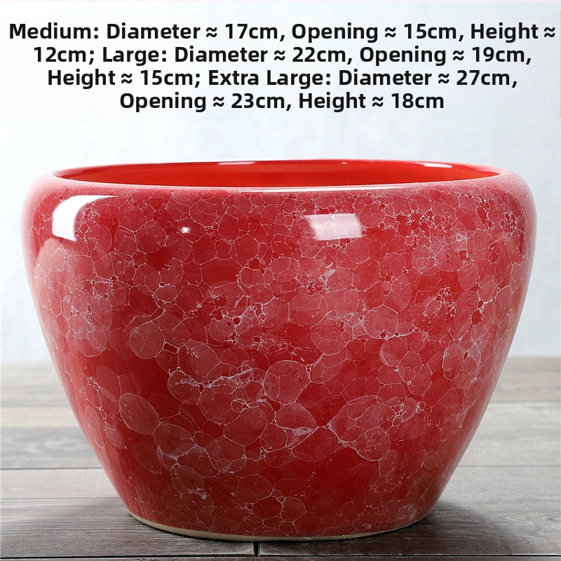 Keraminis gėlių vazonas, stovintis ant grindų, korozijai atsparus, namų sodo naudojimui