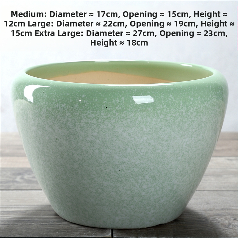 Keraminis gėlių vazonas, stovintis ant grindų, korozijai atsparus, namų sodo naudojimui