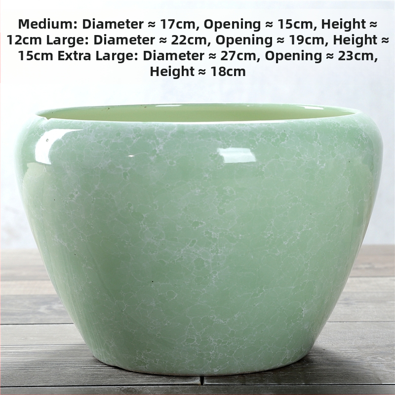 Keraminis gėlių vazonas, stovintis ant grindų, korozijai atsparus, namų sodo naudojimui