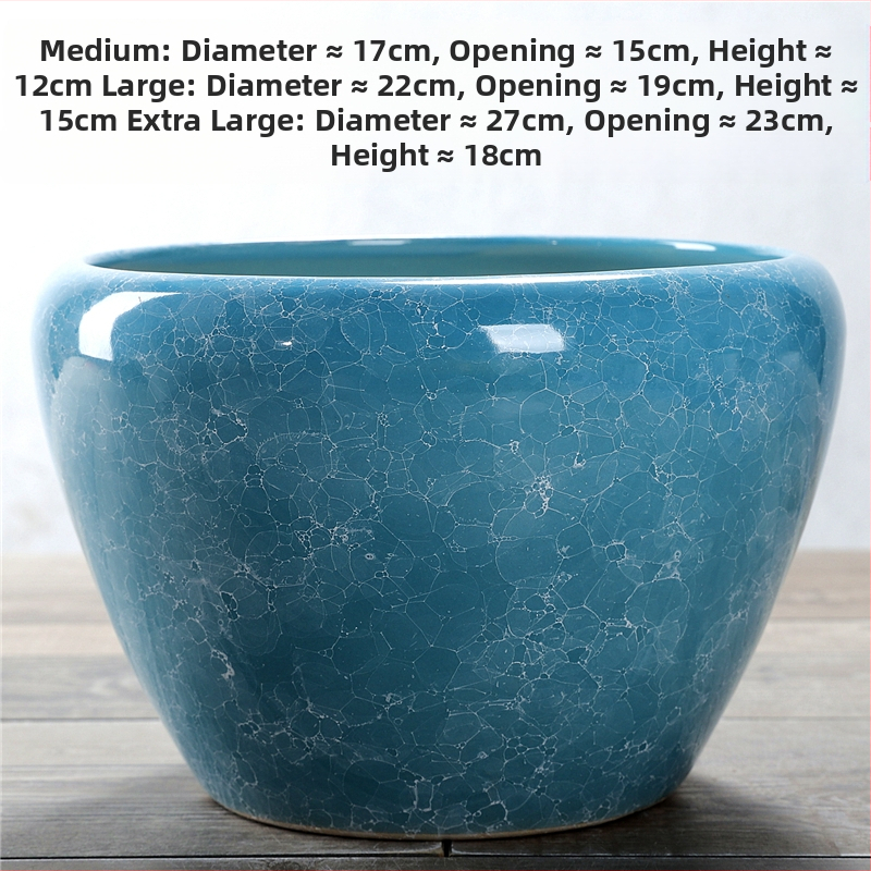 Keraminis gėlių vazonas, stovintis ant grindų, korozijai atsparus, namų sodo naudojimui