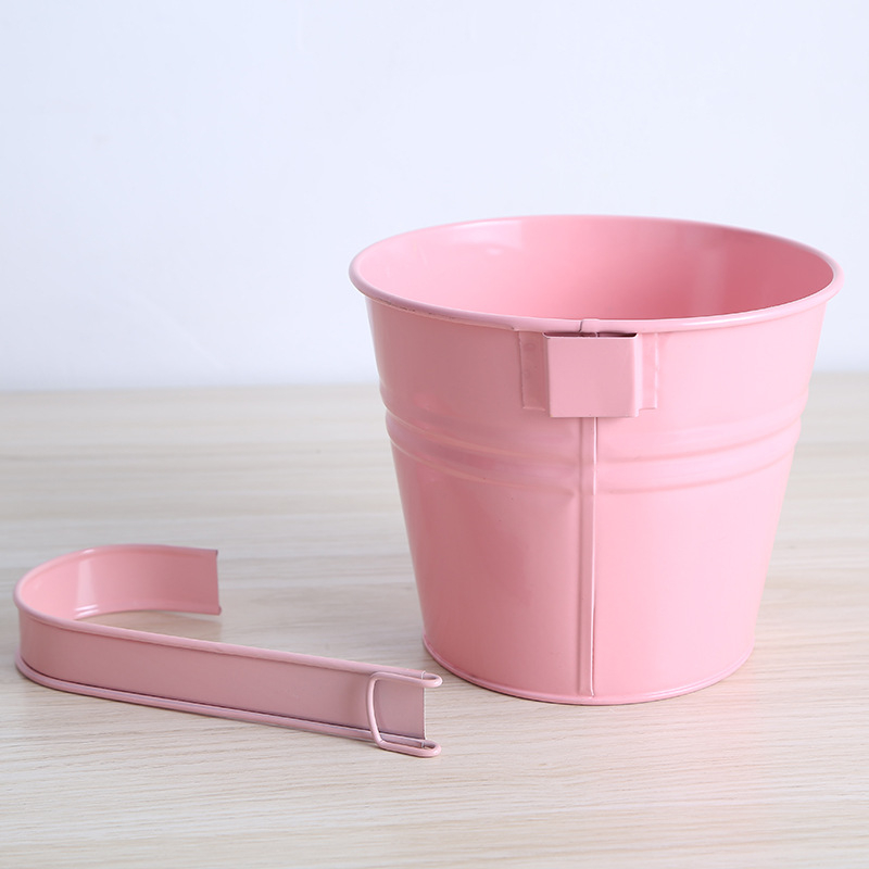 Саксия за цветя от желязо, стенна, с подвижна кука, за зелени растения и сукуленти — Caihua Craftsmanship