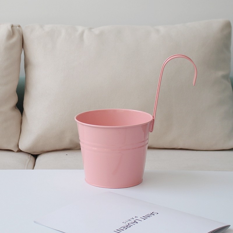 Саксия за цветя от желязо, стенна, с подвижна кука, за зелени растения и сукуленти — Caihua Craftsmanship