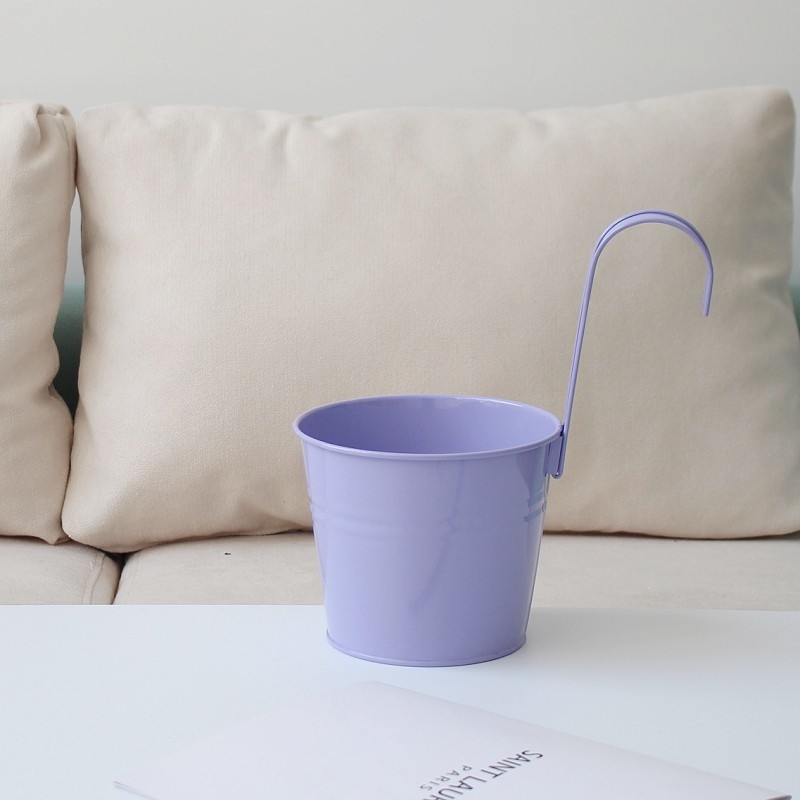 Саксия за цветя от желязо, стенна, с подвижна кука, за зелени растения и сукуленти — Caihua Craftsmanship